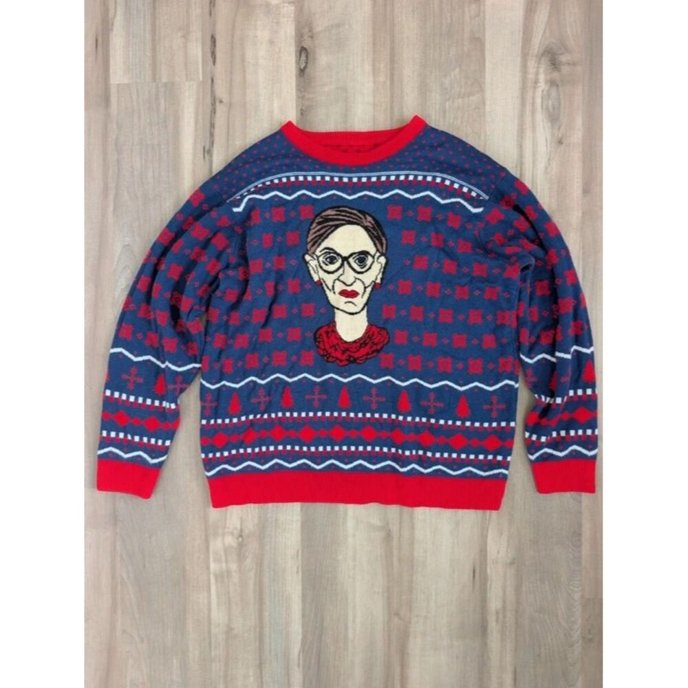 RBG Ugly Holiday Knit Sweater, 2X (D3)